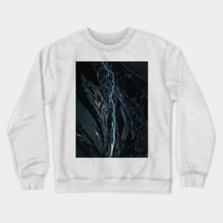 Abstract River in Iceland - Landscape Photography Crewneck Sweatshirt
